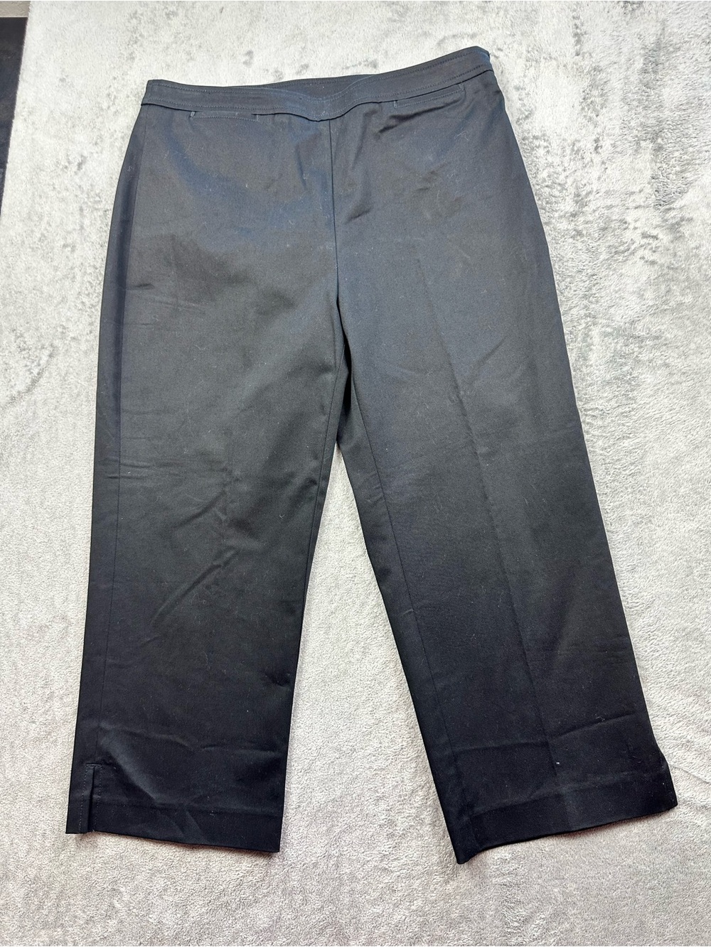 Ann Taylor Women’s Black Cropped Dress Pants Size 2 Stretch Cotton Career